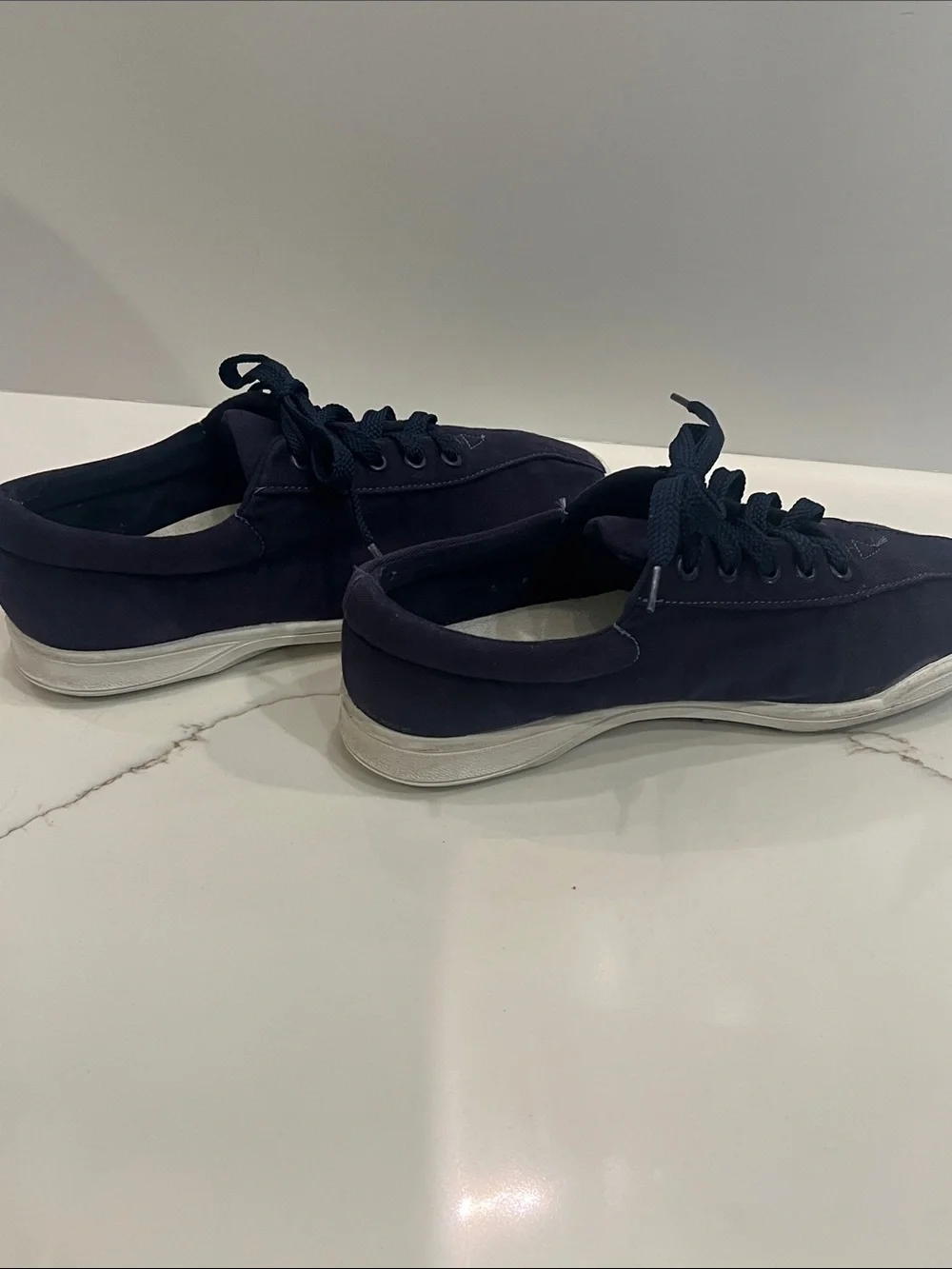 Easy Spirit Anti-Gravity Ladies Navy Lace-Up Sneakers Sz 6 - Picture 13 of 14